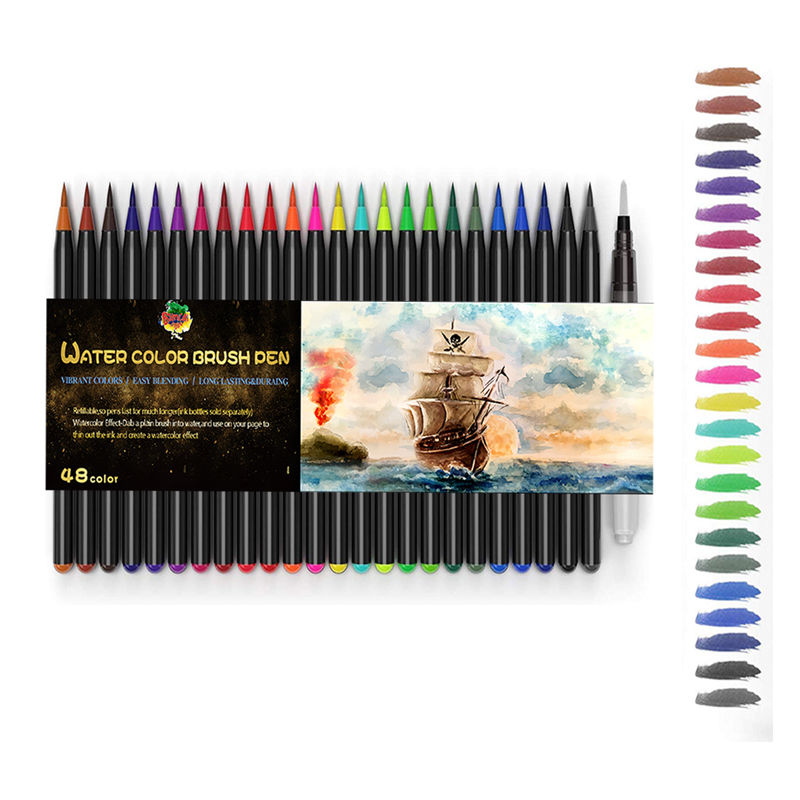 

Safety School Stationery Artist ink blending brush pen color Drawing Marker For Kids