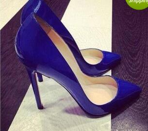 

Hot Sale-Classic Women Brand Red Bottom High Heels Patent Leather Pointy Toe Dress Shoes Luxury Shallow Mouth Red Sole Wedding Shoes