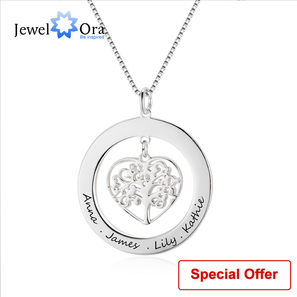 Sólido 925 Plata Esterlina Collar Colgante Cadena Árbol De La Vida Piedra Regalo SA