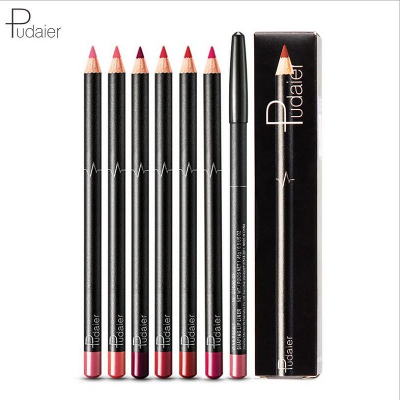 Pudaier 36 single color waterproof long lasting matte lip liner pencil lip stick pencil 0.35g-image-553714753