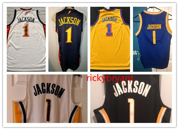

college Basketball Jersey State Indiana Stephen 1 Jackson throwback jersey Stitched embroidery custom made big size -5XL, Red