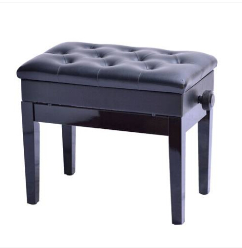

Hot sales!!! Wholesales free shipping Adjustable Piano Stool Keybo Padded Bench Seat with Storage Space Black