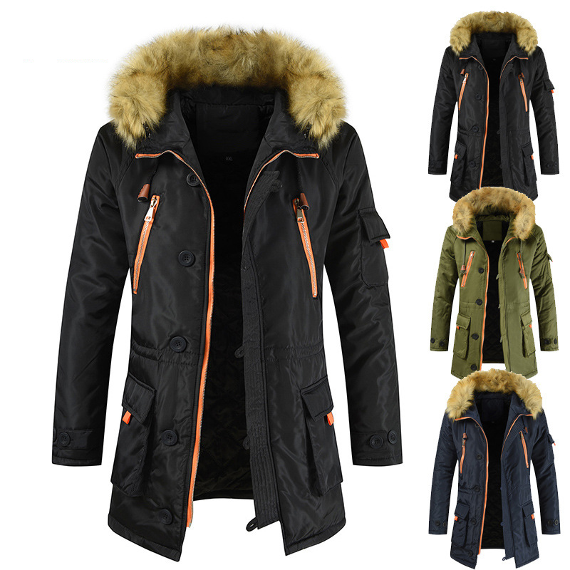 

New Arrival Mens Coat Parkas Men Designer Fashion Solid Color Winter Clothing Down Coats Mens Luxury Oversize Long Thick Down Coat Plus Size, Green