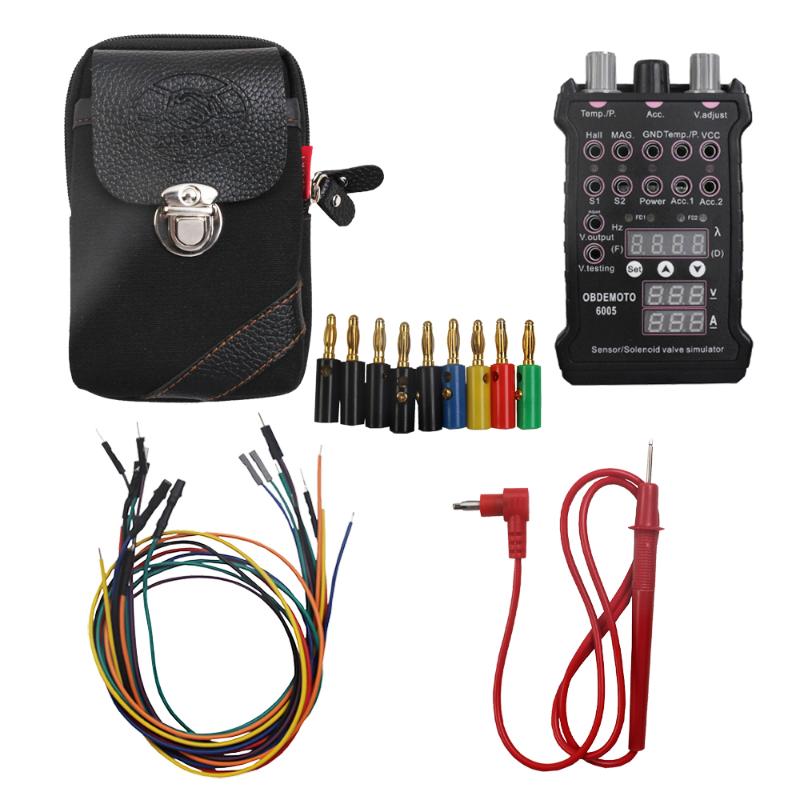 

Car Sensors Solenoid Valve Simulator Analog Pressure sensor Analog Temperature Sensor Position OBDEMOTO 6009