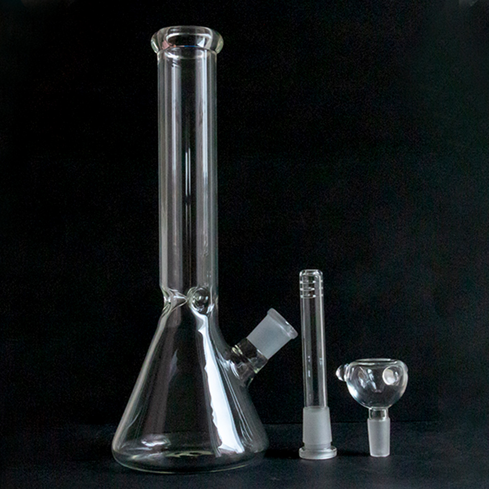 

glass water pipe thick Beaker Bong 12 inches Super Heavy Water Pipes with elephant Joint glass pipe oil rig with smoking accessories
