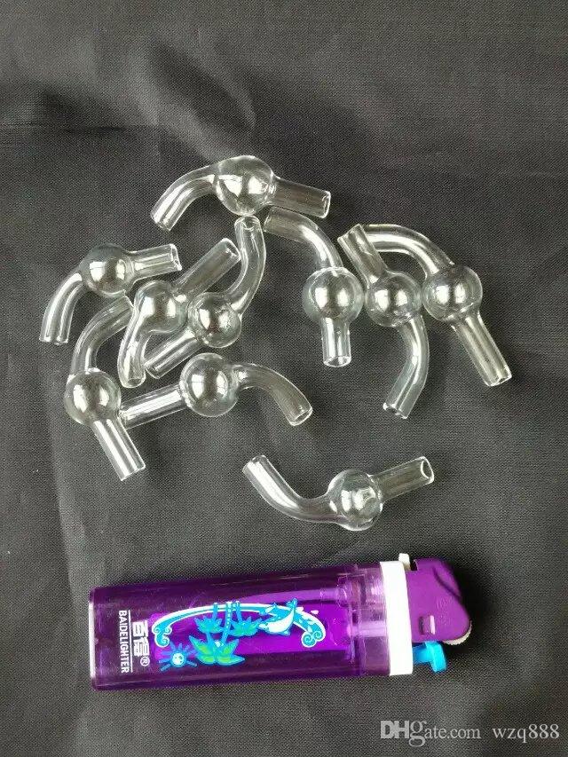 

Glass suction nozzle Wholesale Glass bongs Oil Burner Glass Water Pipes Oil Rigs Smoking Free