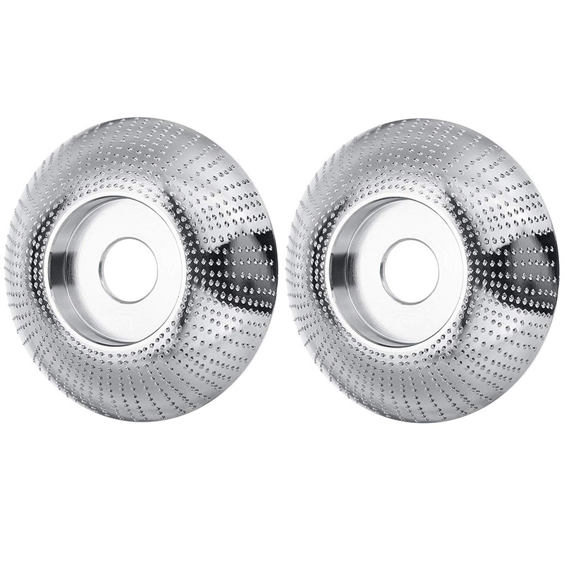 

Grinder Shaping Disc 3-3/10 Inch(85mm) Diameter 3/5 Inch (16mm) Wood Sanding Carving Disc for Angle Grinder(2 Pieces