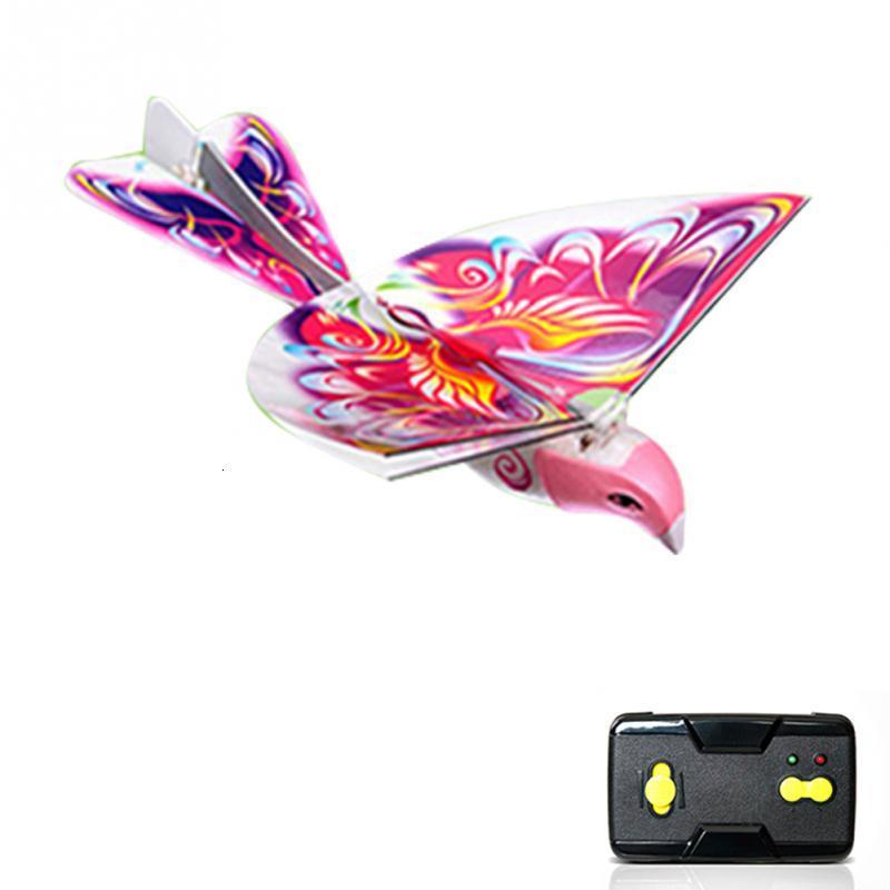 Airplane 2.4 GHz Remote Control Flying E-Bird Birds Electronic Mini RC Drone Toys-image-492022914