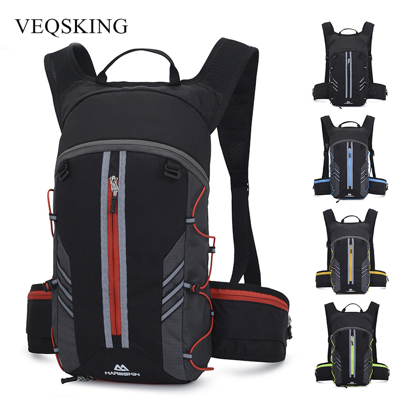 

Running Backpack Bicycle Cycling Backpack Run Bag Hydration Rucksack Men Sport Bags Waterproof Riding Bike Pack, Blue only backpack