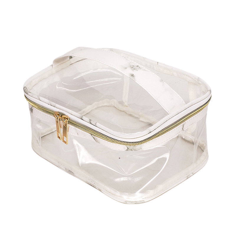

2019 Transparent Toiletry Bag Makeup Bag Women Waterproof Large Capacity Travel Organizer Makeup Pouch Storage Bags Box, Black
