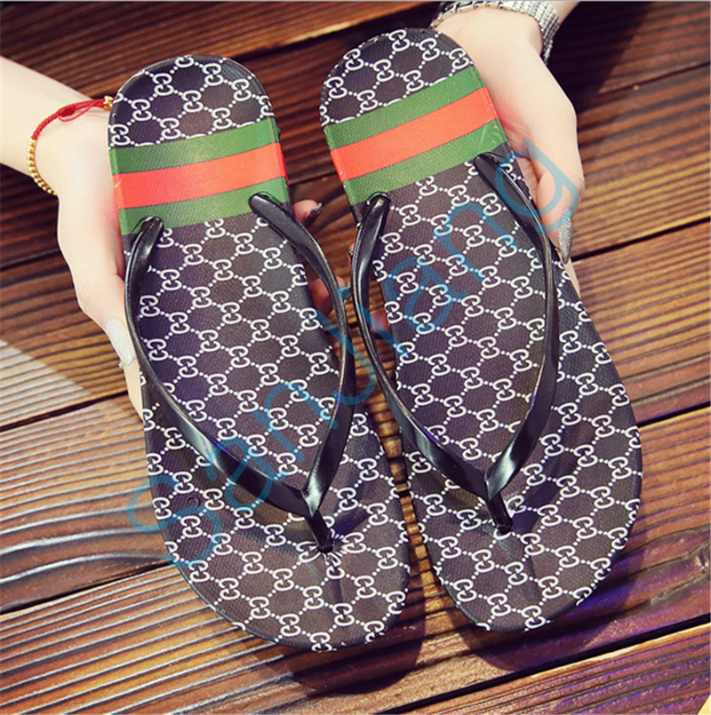 Unisex Summer Beach Slippers Heart Flip-Flop Flat Home Thong Sandal Shoes