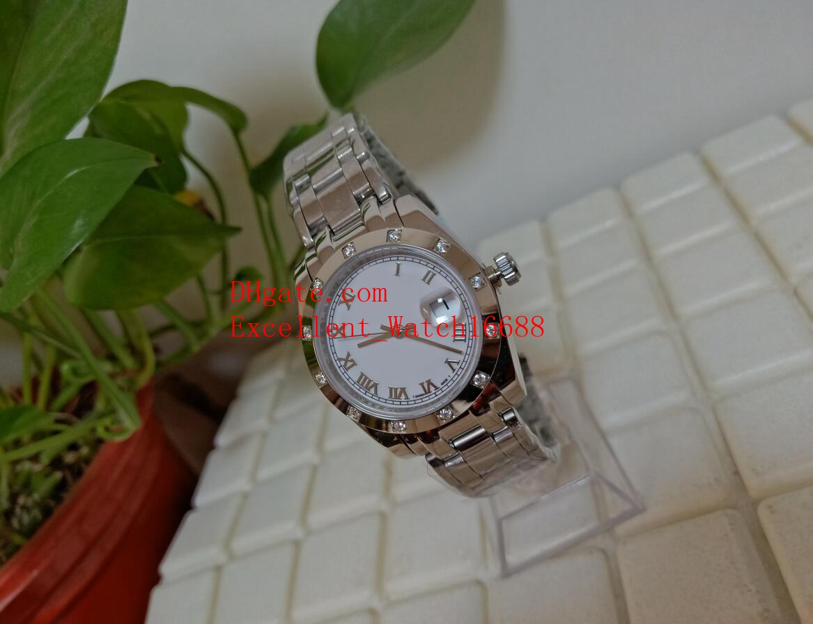 

Hot buy Ladies Watches 36 mm 31 mm 81319 80319 Stainless Steel Diamond Bezel Pearlmaster White Roman Dial Asia 2813 Movement Automatic Ladi