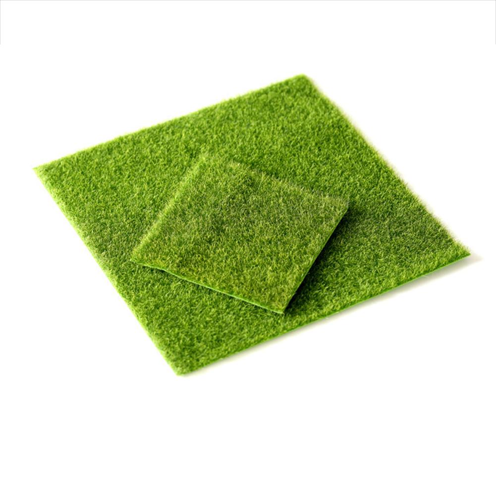 

CC Artificial Plant Plastic Lawn Moss Micro-landscape Touch Real Home Gardening Wedding Festival Simulation Lawn Moss Decoration, 30x30cm