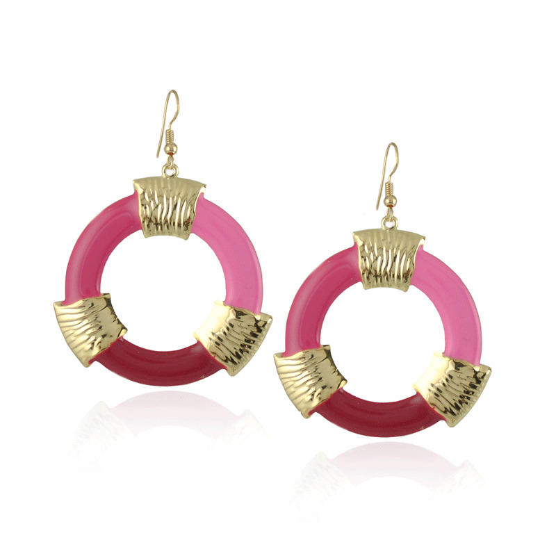 

National style circle color earrings eardrop ornaments