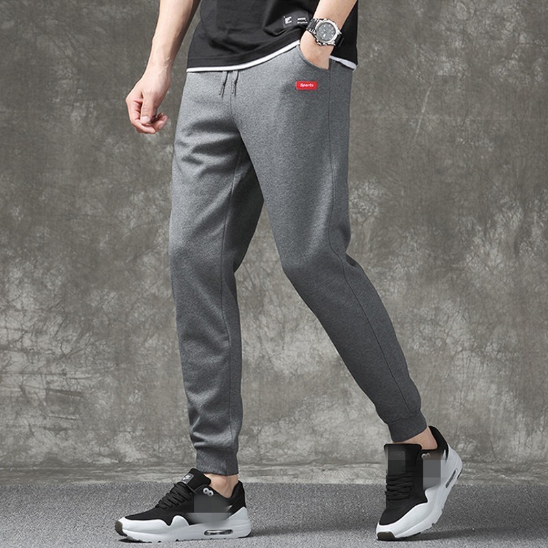 

Fashion New Casual Korean Male Full Length Sweatpants Drawstring Waist Joggers Men Plus Size -4XL Moletom Masculino Streetwear