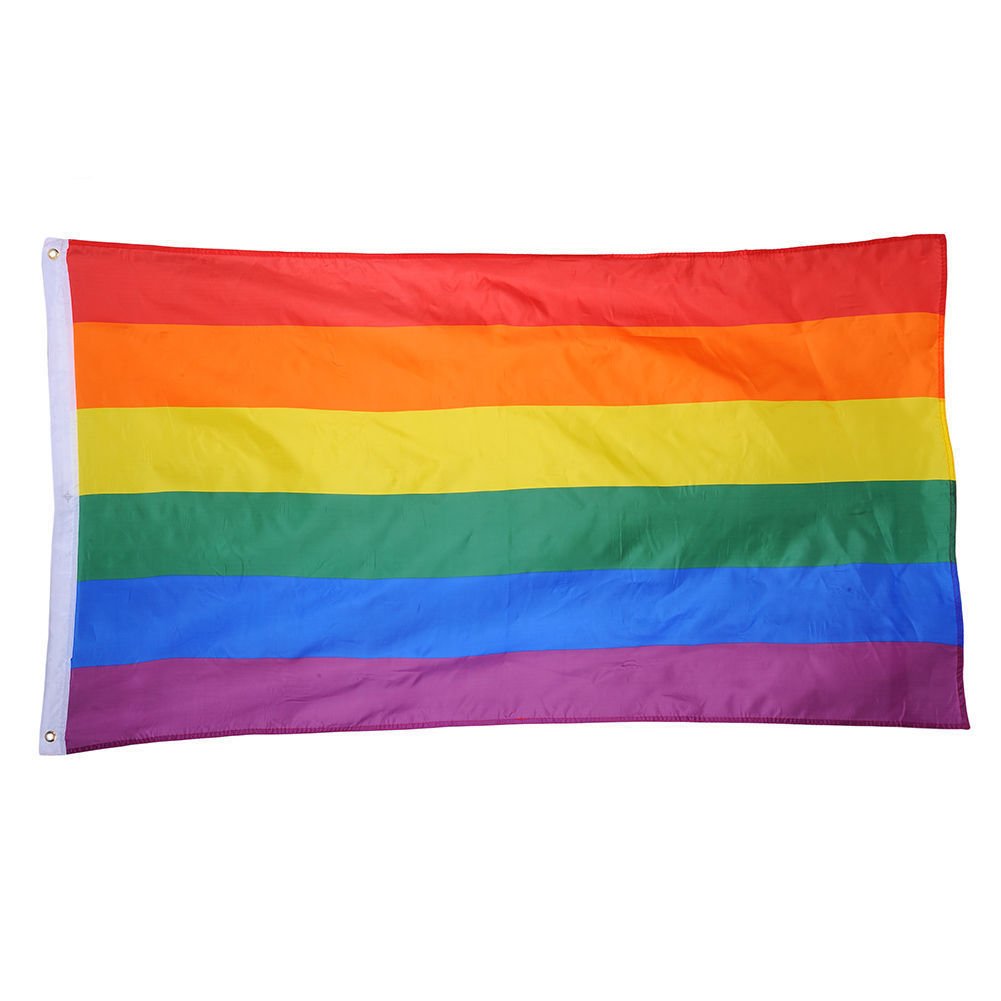 

Rainbow Flag 3x5 FT LGBT Pride Gay Banner 90x150cm Festival Party Gift 100D Polyester Indoor Outdoor Printed Flags and Banners