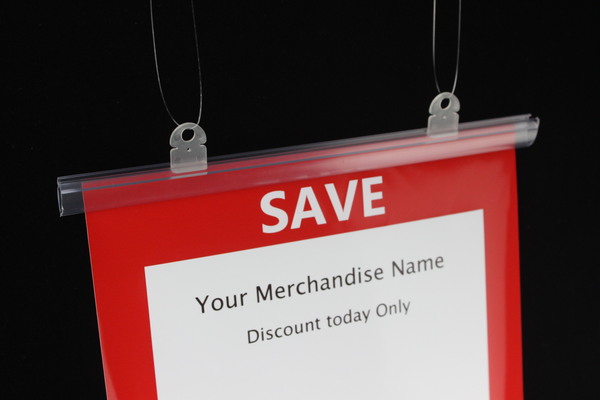 

85cm advertising banner snap rail poster clip strip frame hanger hook sign clip snap poster hanger poster rod