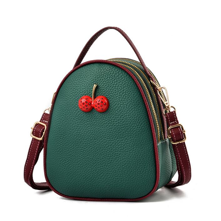 2019 petites filles nouvelles sac dames épaules en version coréenne sac à bandoulière de sac à main sauvage mignon sac cerise étudiant pour le ca