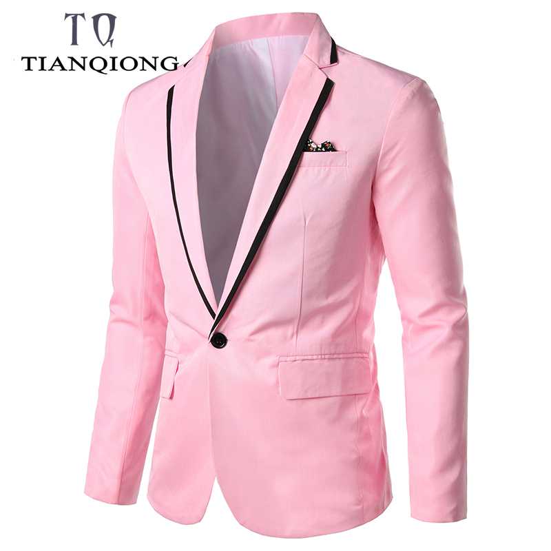 Marque Hommes Costumes Costumes fête de mariage Automne Homme Slim Fit Blazer Masculino Robe Hommes Scène formelle Costume Hommes Blazer