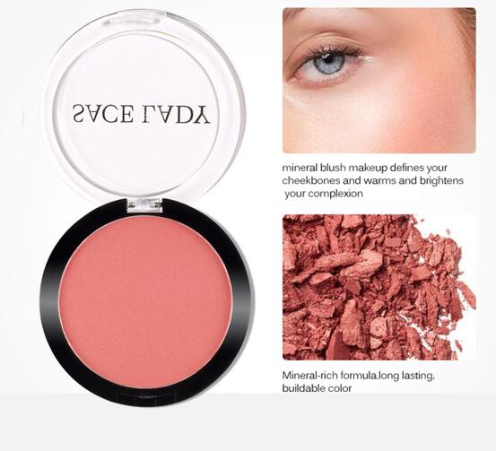 SACE LADY Pressed Compact Blush Buildable Long Lasting Pigmented Cheek Rouge Makeup Natural Rosy Looking Glow Powder Cosmetic-image-466349850
