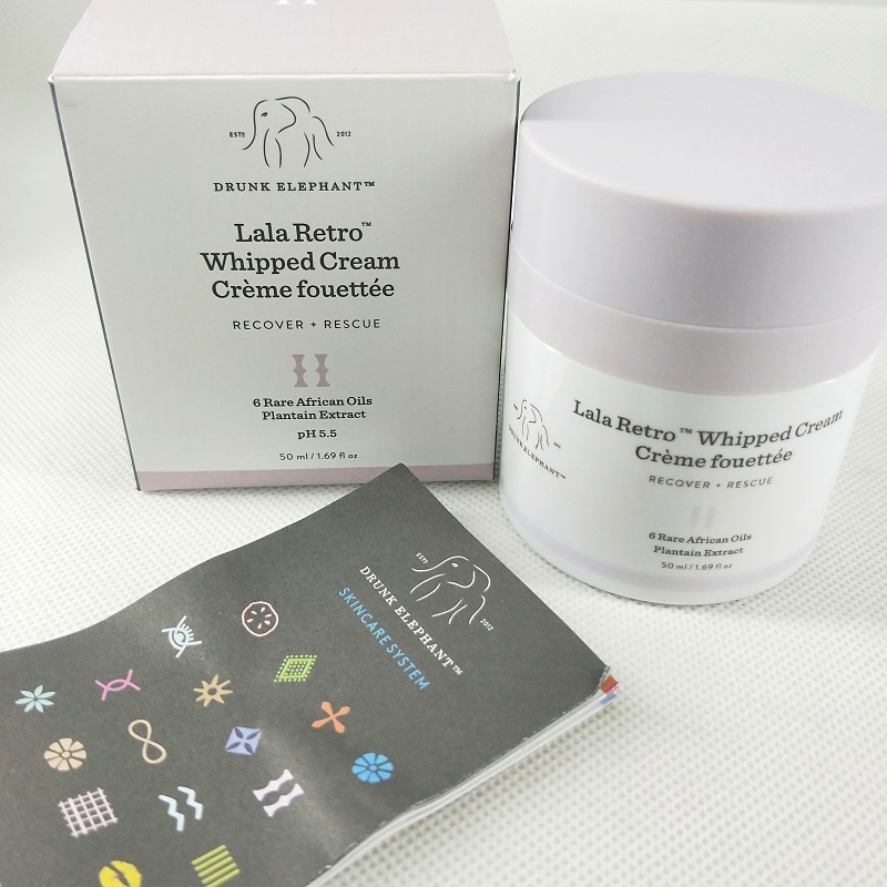 

DEUNK ELEPHANT lala retro whipped cream recover+rescue 6 rare african oils plantain extract ph 5.5 50ml in stock