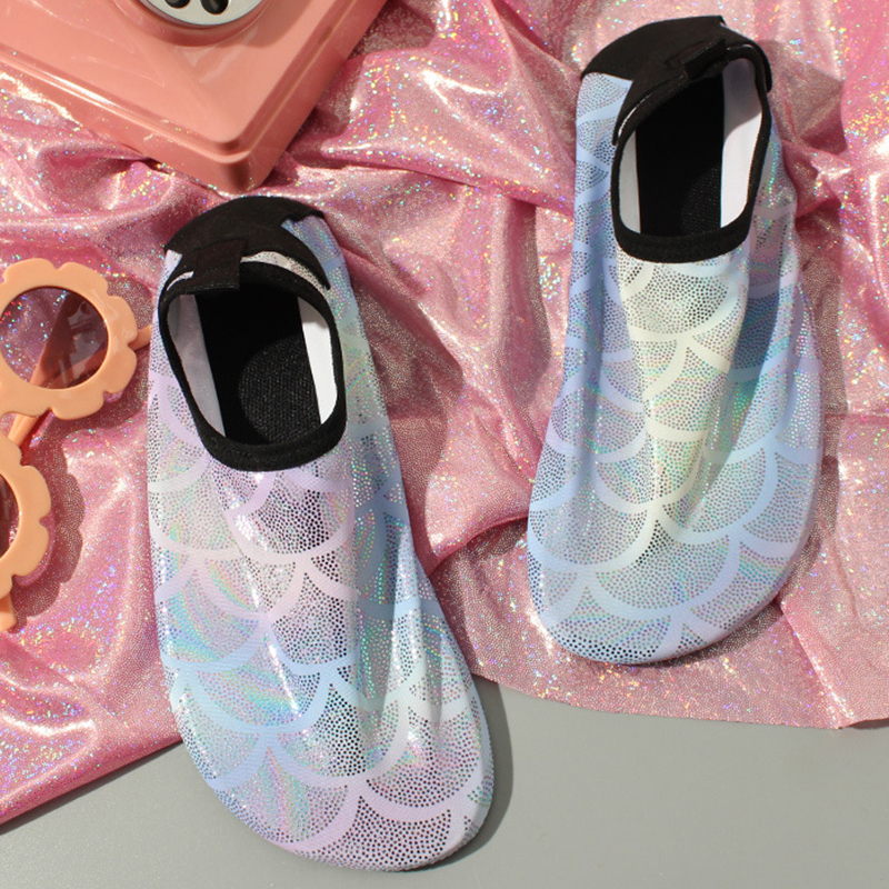 

Women Beach Water Aqua Shoes Barefoot Children Quick-Dry Yoga Socks Boys Girls Soft Diving Wading Shoes Beach Swimming