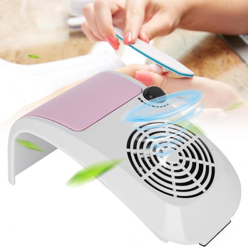 

40W Professional Nail Vacuum Cleaner Dust Collector Collection Cleaning Machine for Nail Art Art Accessories Manicure Tool, As pic