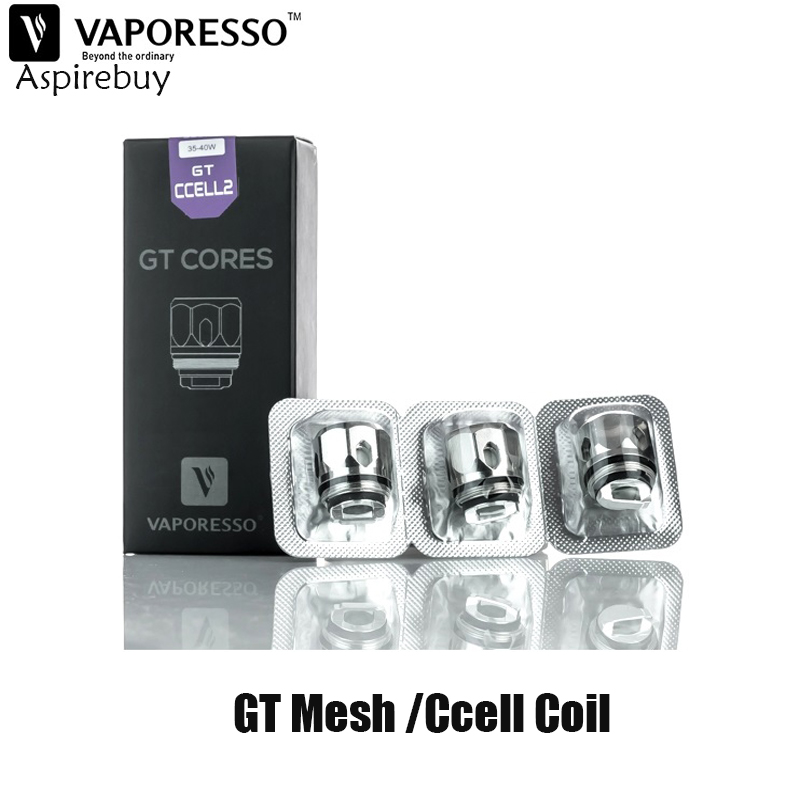 

Authentic Vaporesso GT Mesh Coil 0.18ohm GT CCELL Core 0.5ohm Vaporesso GT CCELL 2 CORE For REVENGER Kit and NRG Tank