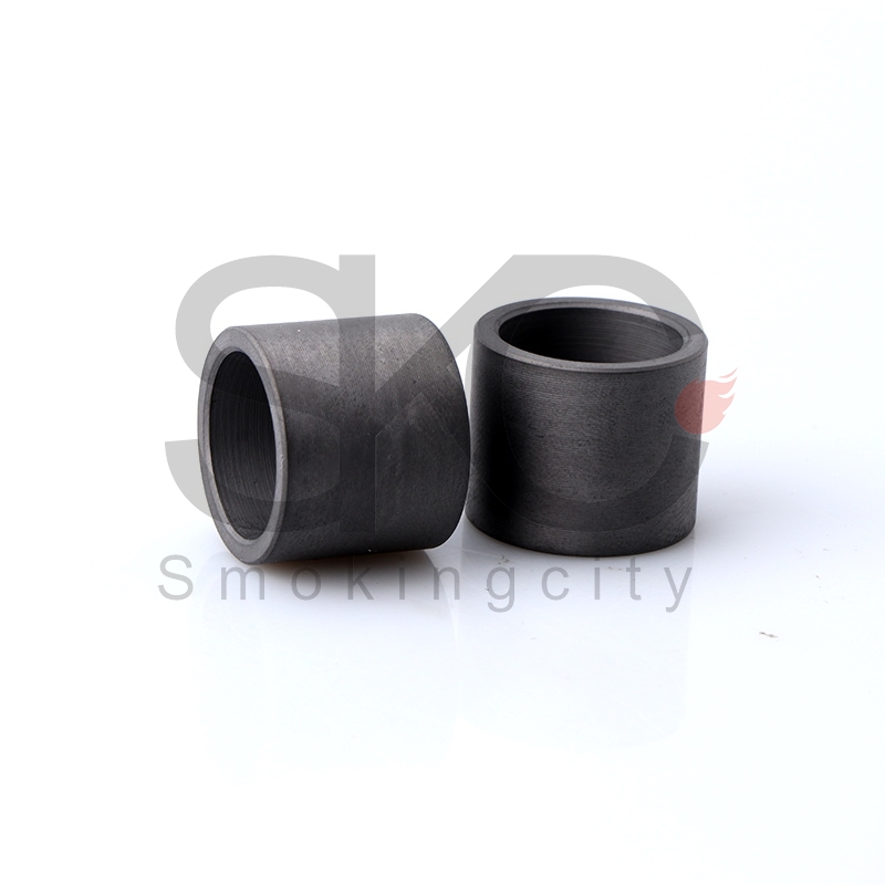 

Silicone Carbide Ceramic SIC Insert for Beveled edge quartz banger 10mm 14mm 18mm quartz nail water pipes dab rig glass bongs
