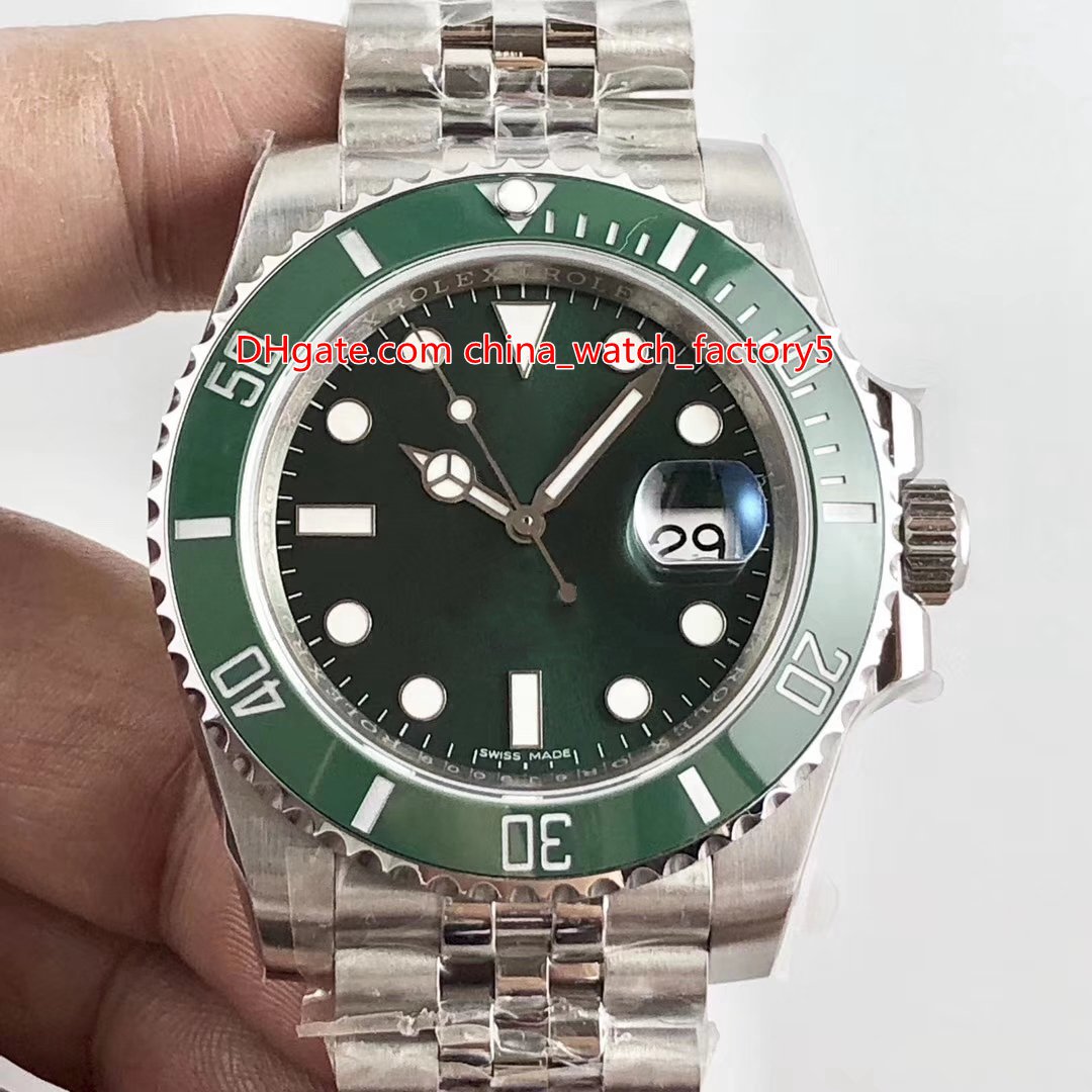 

2 Style Top Quality V5 Version BP Maker 40mm 116610 116610LN 116610LV Jubilee Bracele Asia 2813 Movement Automatic Mens Watch Watches