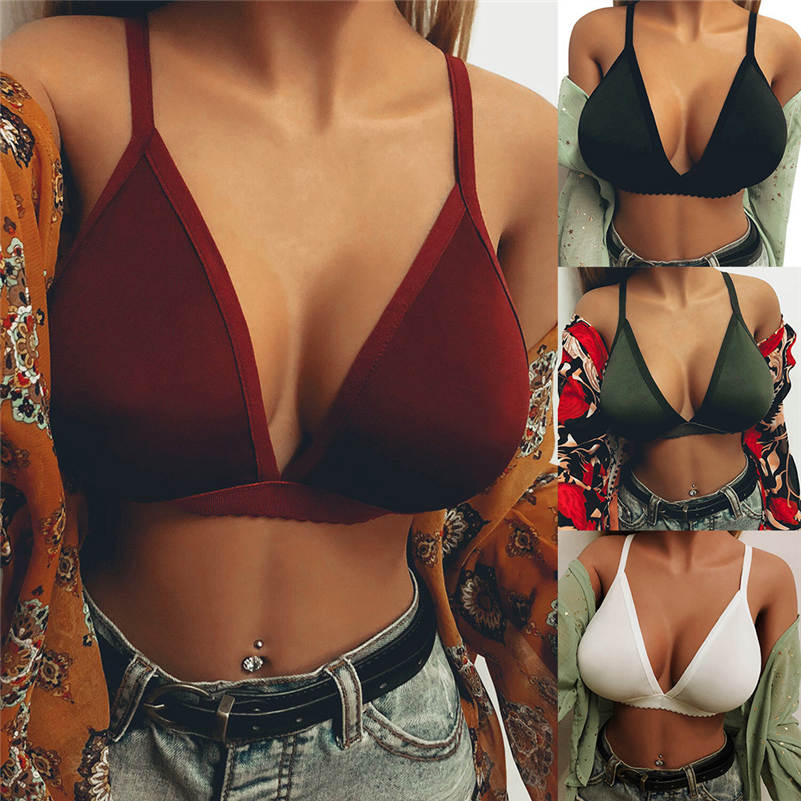 

Sexy Women Hollow Out Elastic Cage Bras Lace Lingerie Bralette Bustier Women's Sexy Bra Lingerie Soutien Gorge Femme 661BR10, Black