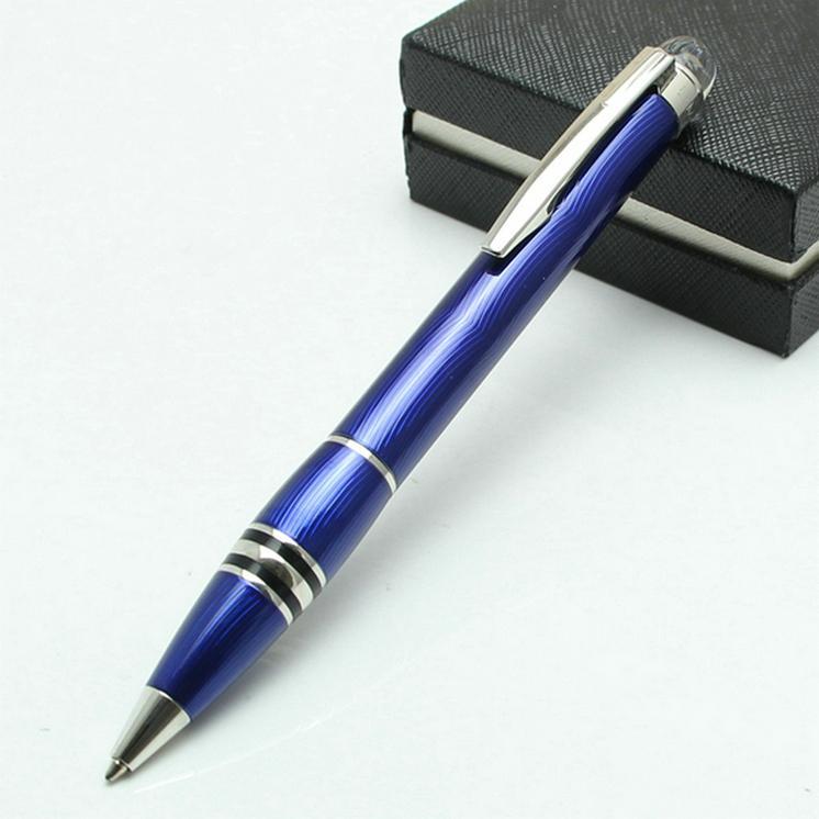 

6 Style Wholesale High Quality Ballpoint Pen with Serial Number NDL33966L MontlB Brand Mechanical Gift Pen , Pen Box Option New