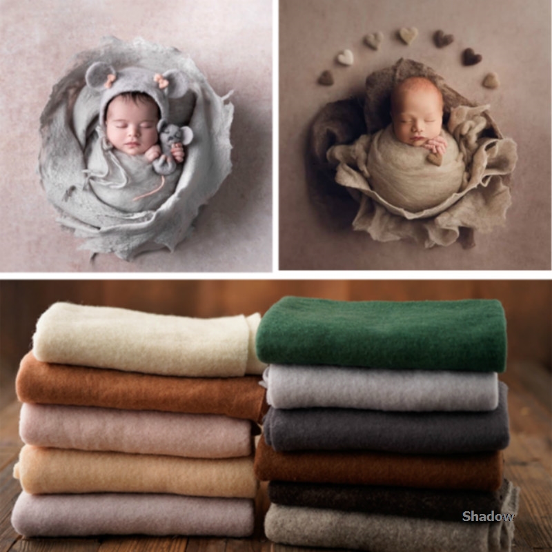 

Newborn Photography Props Felt Blankets Baby Photo Blankets Infant Photo Shoot Accessories Modelling Nice Effect, 10