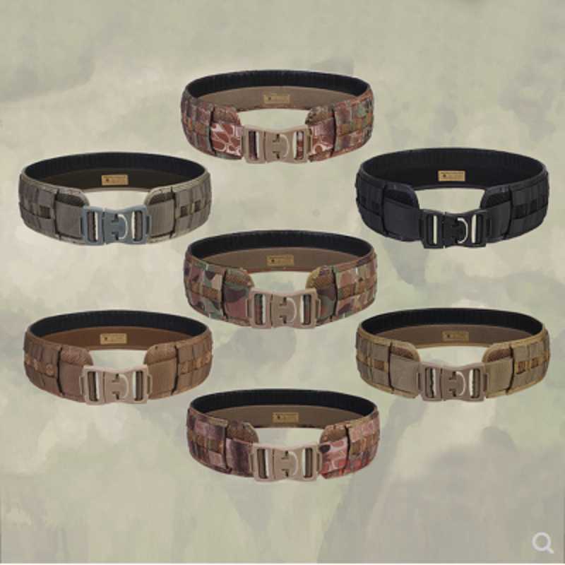 

fans outdoor CS tactical waistband MF style MOLLE carrying belt, Bk