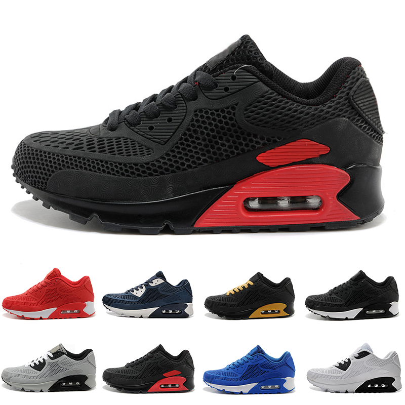 

2021 brand classic 90 Mens shoes fashion luxury designer Women Running Trainer Cushion Surface Breathable Sports basketball sneakers, Color6