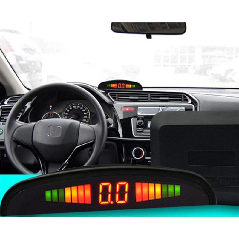 

Car Parking Sensor Kit Rear Reverse 12V 4 Sensors Buzzer Sensor Audio Alarm