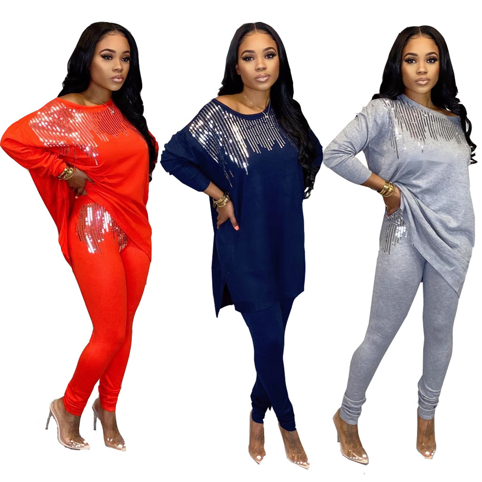glitter jogging suit