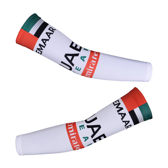 

2019 UAE PRO TEAM CYCLING ARM WARMER BICYCLE OVERSLEEVES SIZE:S-XXL, Black