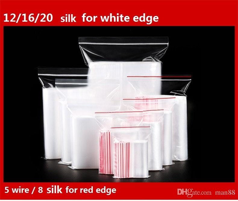 5*7cm Closure pockets transparent bag PE food sealed bag-image-498588625