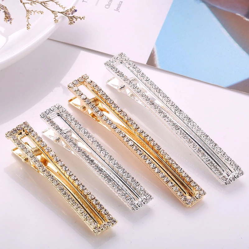 

Graceful Crystal Duck Hair Clips for Women Girls Luxury Designer Hairpins Wholesale Geometric Duck Hair Accessories