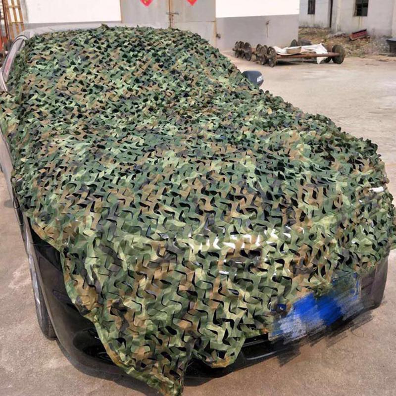 

3X5M 1.5X2M Camouflage Nets Outdoor Awnings Army Camo Camping Car Tent Cover Sun Shelter Shade Tent