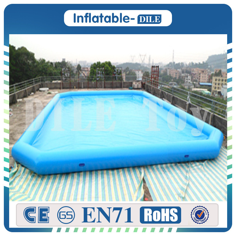 

Free Shipping 6*3 m inflatable water toys pool for sale / customized logo inflatable swimming pool in land