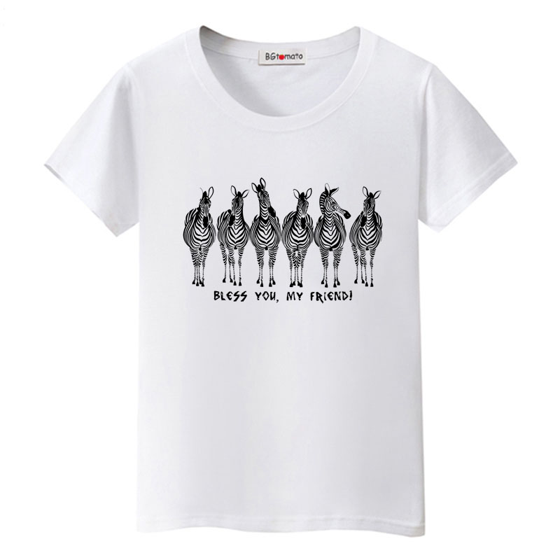 

BGtomato New style flamingos printing T Shirt8