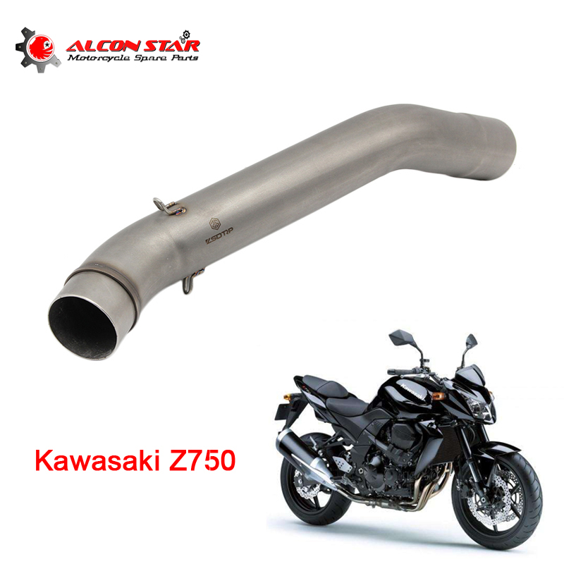 

Alconstar- 51mm Exhaust For Z 750 2007-2012 Motorcycle Exhaust Muffler Motorbike Middle Pipe Z750 Moto Racing