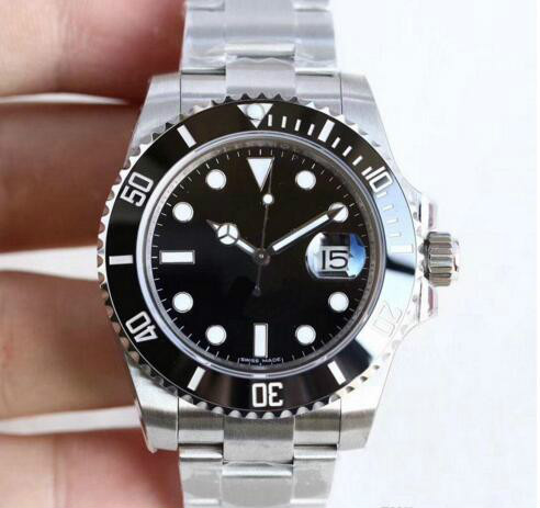 

U1 Factory Hot sale luxury mens watches 116610LN 116610 Automatic Mechanical Sapphire Glass Ceramic Bezel Stainless 40mm Men Watch, Only box price;not watch price