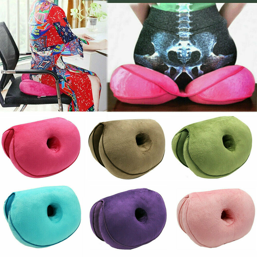 

New Posture That Corrects The Cushion That Forms The Beauty Backseat Lifts The Hip Push Up Plush Cushion Dual Comfort Cushion, Purple