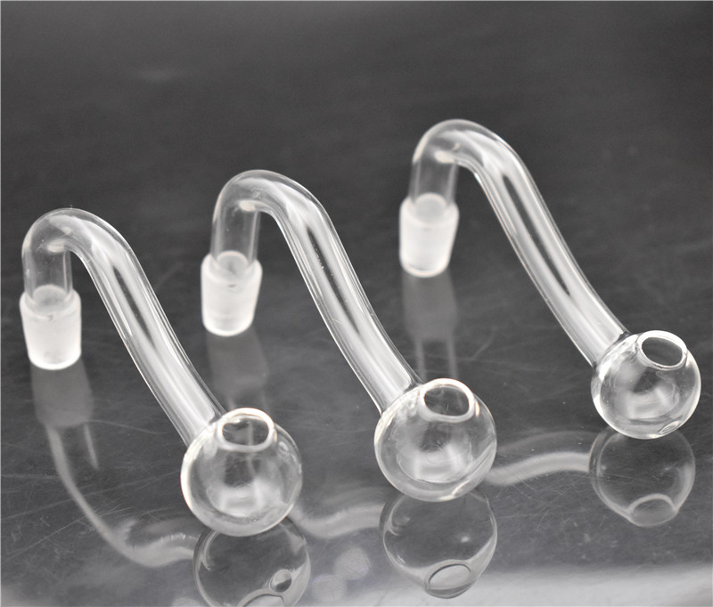 

Glass Oil Burner Pipes With 10mm 14mm 18mm Male Female Glass Oil Burner Bubbler Smoking Water Pipe glass oil nail for dab rigs 10pcs