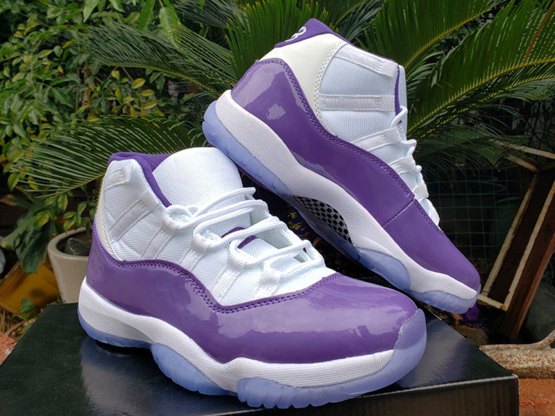 

RIP Mamba Jumpman 11 White Bred Metallic Silver Purple Mens Outdoor Basketball Shoes 11s Women Sport Sneakers Zapatos, As shown 1
