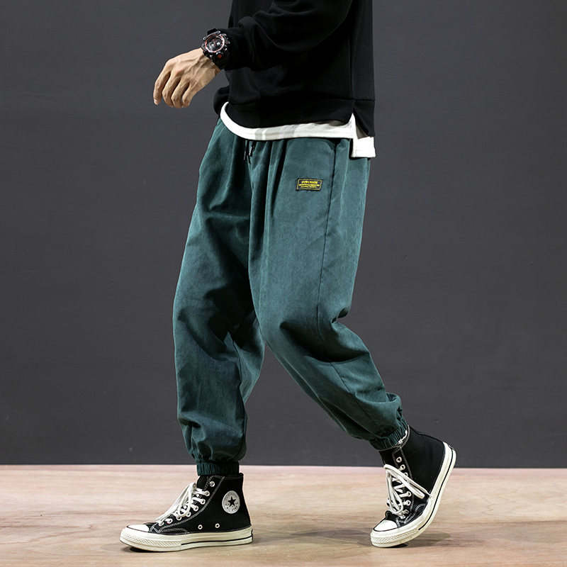 

Men Colorful 2020 Japan Style Harem Pants Mens Loose Collage 5XL Pants Male Streetwear Trousers Fashions Buttoms, Black