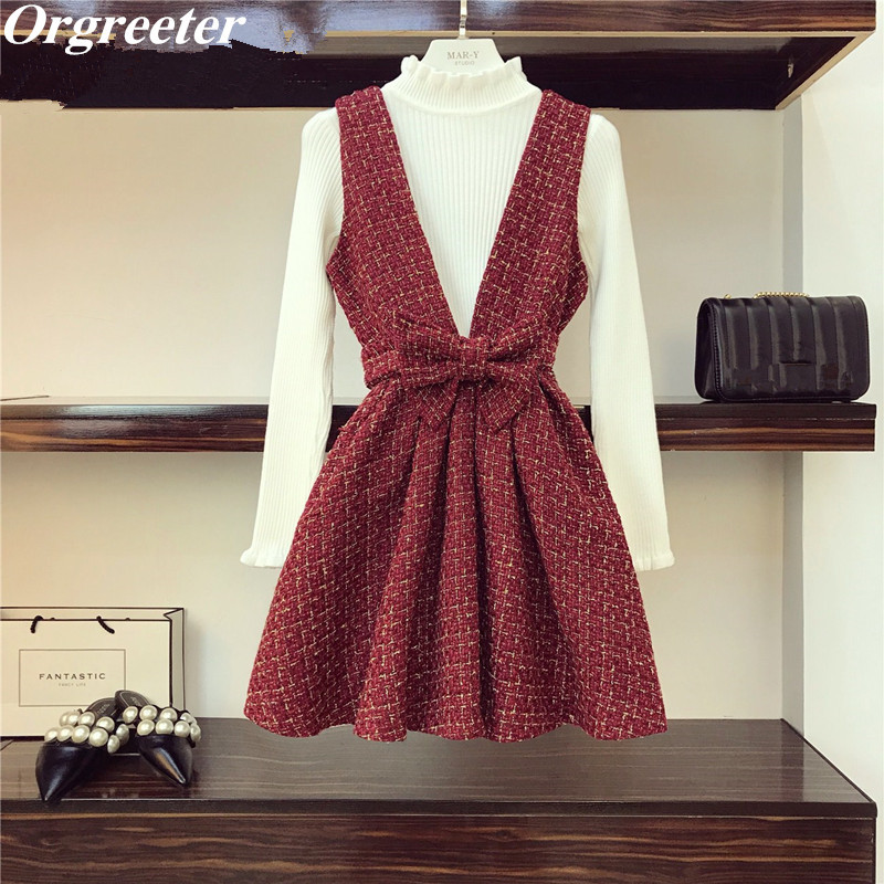 winter white wool dress